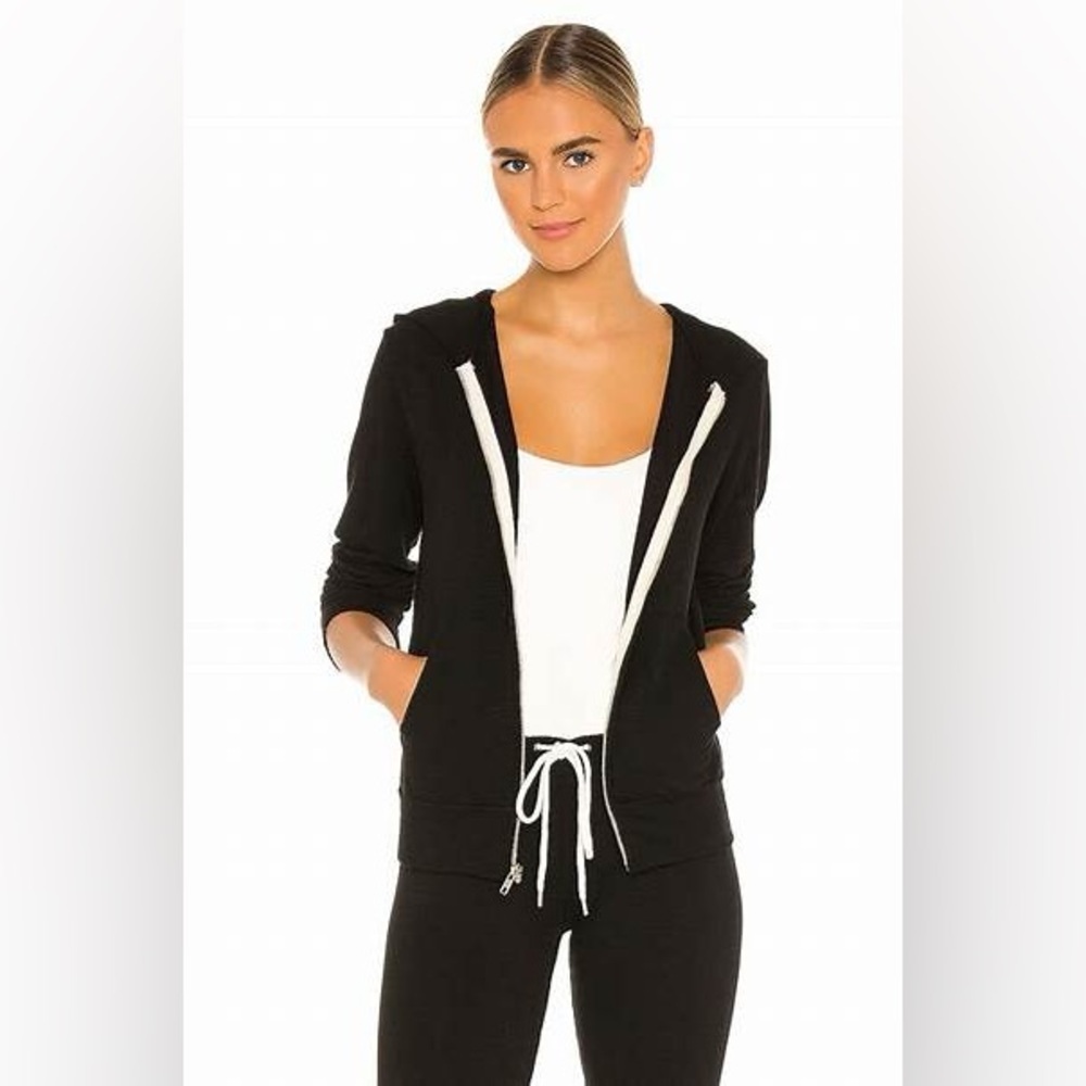 Monrow Sweatsuit- Super Soft Zip Up Hoodie & Supersoft Vintage Sweatpants- NWOT